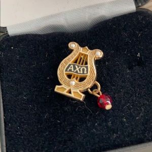 Alpha Chi Omega scarlet dangle ONLY for pin